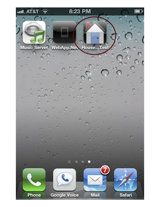 The app's icon on the Home Screen